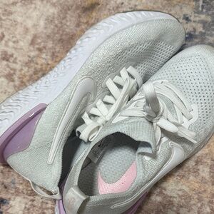 Nike Women's Neutral Running Sneakers with Lavender Accent